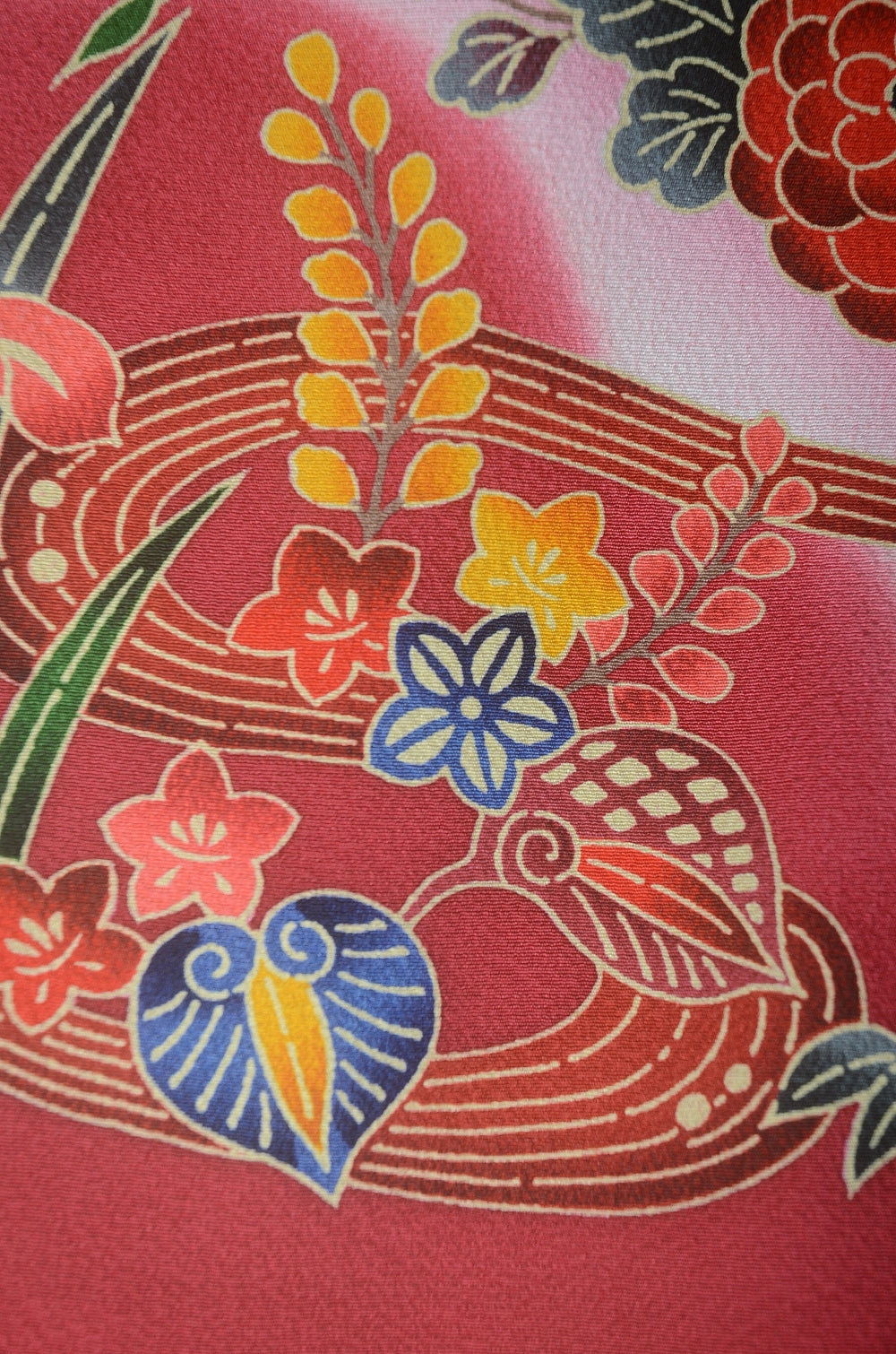 Long-sleeved kimono 6 items set / Furisode / FK#1-816