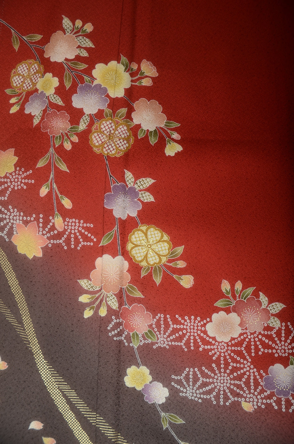 Long-sleeved kimono 6 items set / Furisode / FK#1-817