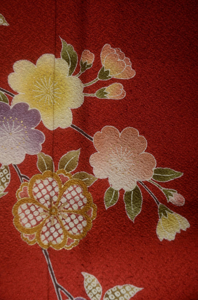 Long-sleeved kimono 6 items set / Furisode / FK#1-817