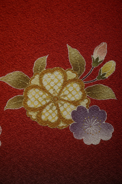 Long-sleeved kimono 6 items set / Furisode / FK#1-817