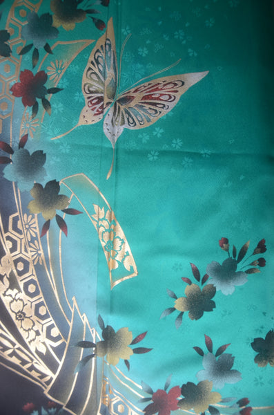 Long-sleeved kimono 6 items set / Furisode / FK#1-822