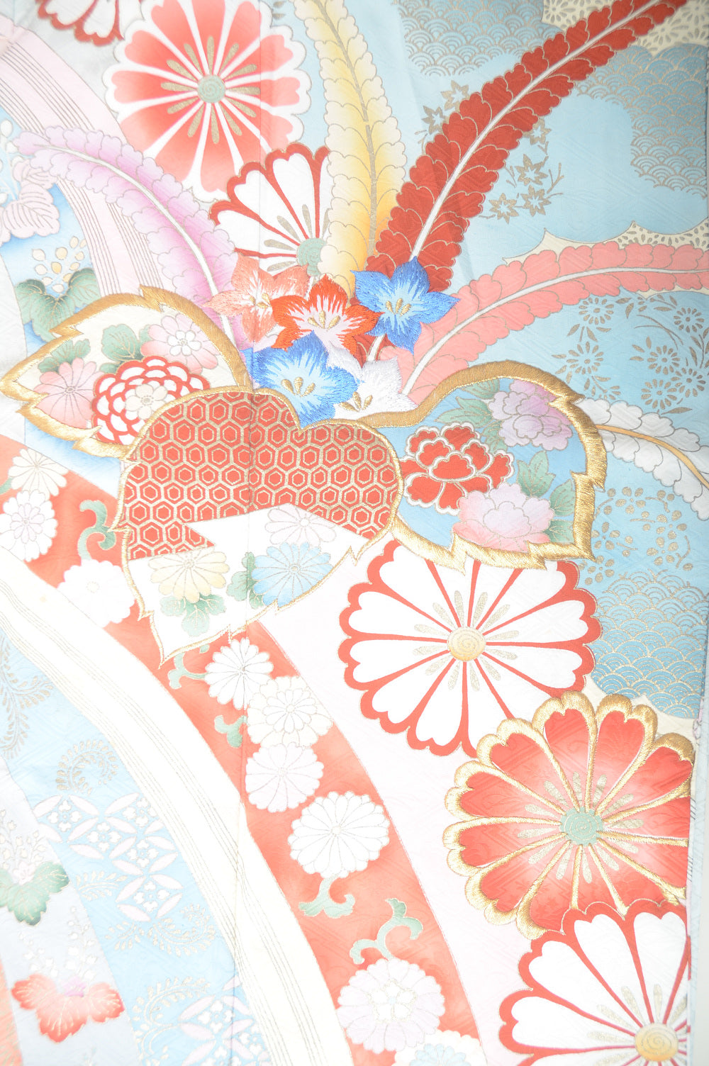 Long-sleeved kimono 6 items set / Furisode / FK#1-558