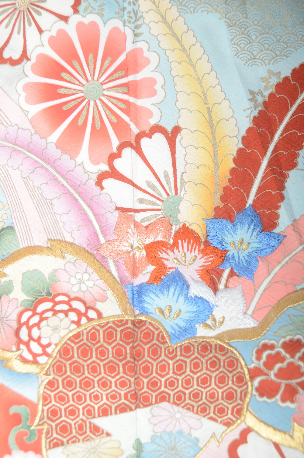 Long-sleeved kimono 6 items set / Furisode / FK#1-558