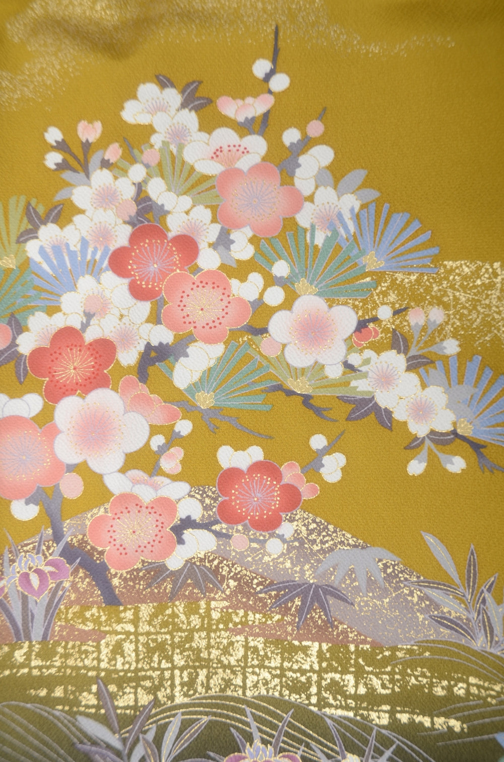 Long-sleeved kimono 6 items set / Furisode / FK#1-825