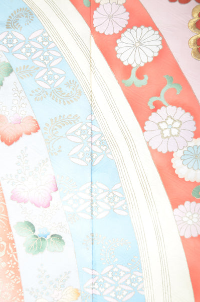 Long-sleeved kimono 6 items set / Furisode / FK#1-558