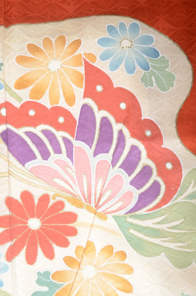 Long-sleeved kimono 6 items set / Furisode / FK#1-559