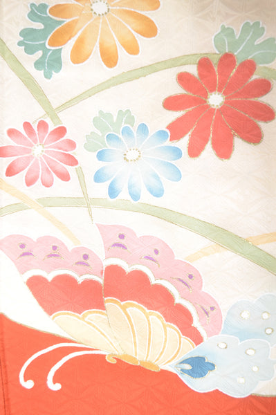 Long-sleeved kimono 6 items set / Furisode / FK#1-559