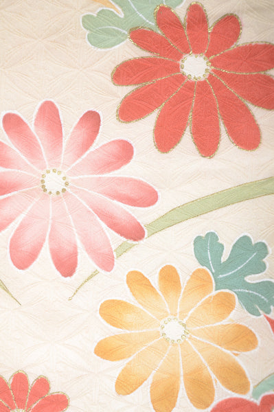 Long-sleeved kimono 6 items set / Furisode / FK#1-559