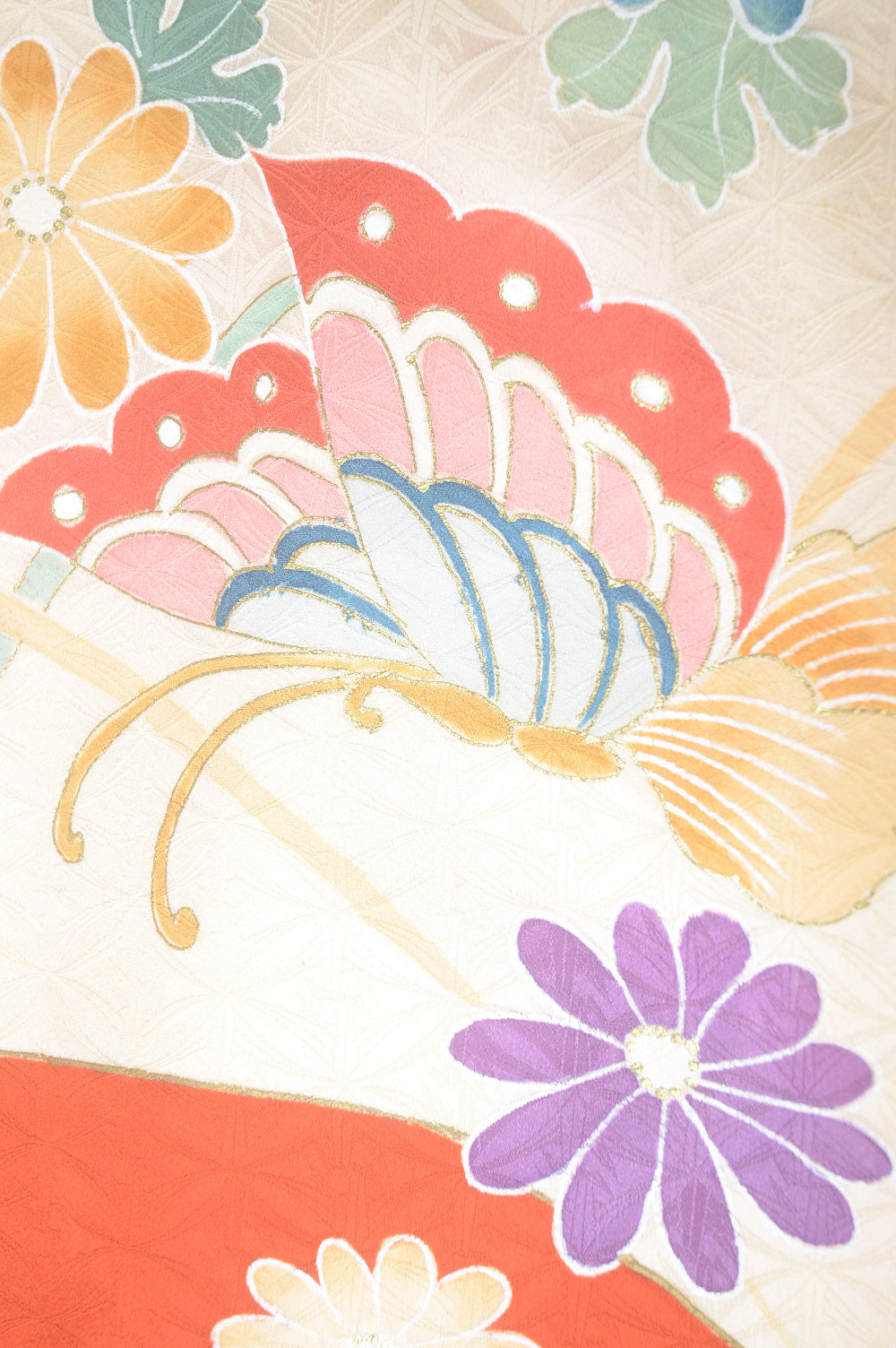 Long-sleeved kimono 6 items set / Furisode / FK#1-559