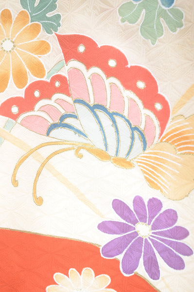 Long-sleeved kimono 6 items set / Furisode / FK#1-559