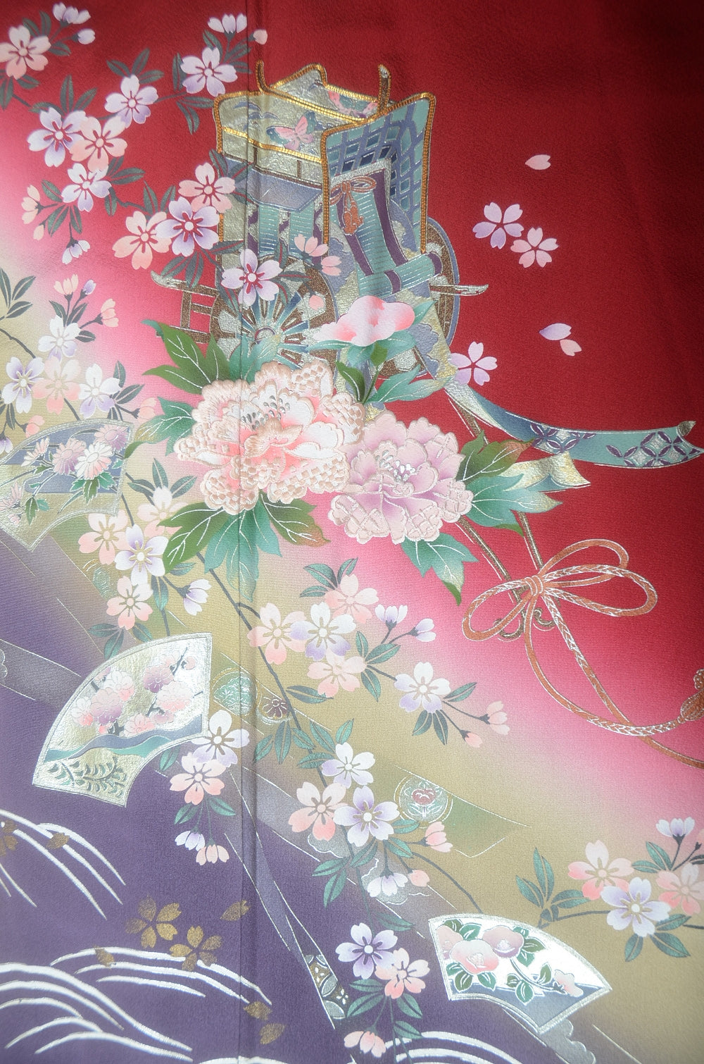 Long-sleeved kimono 6 items set / Furisode / FK#1-829