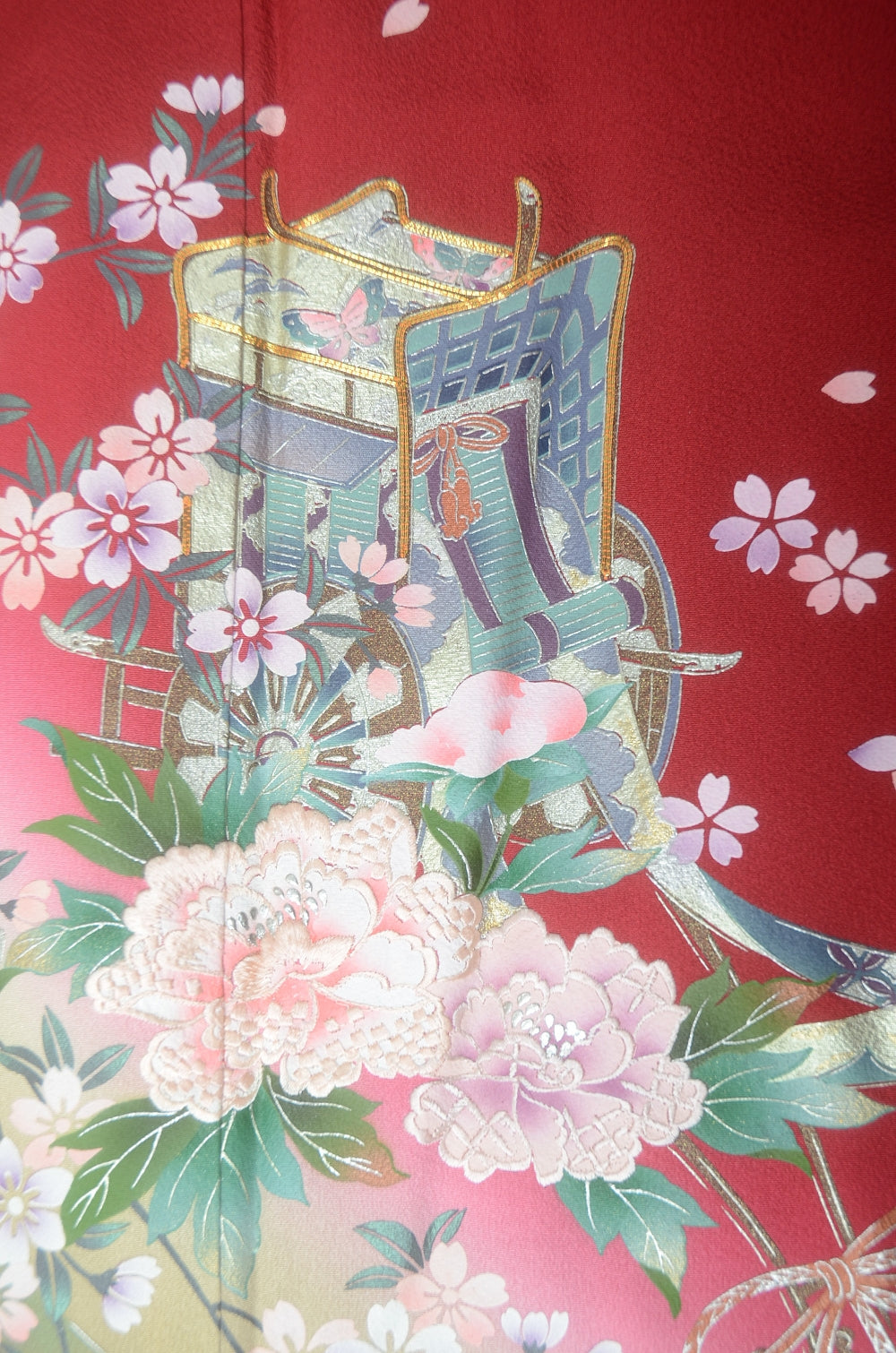 Long-sleeved kimono 6 items set / Furisode / FK#1-829