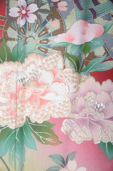 Long-sleeved kimono 6 items set / Furisode / FK#1-829