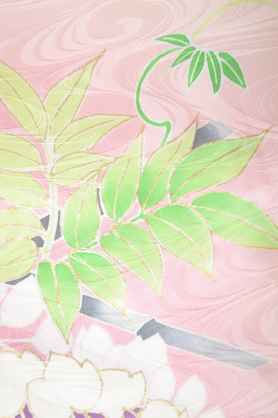 Long-sleeved kimono 6 items set / Furisode / FK#1-562