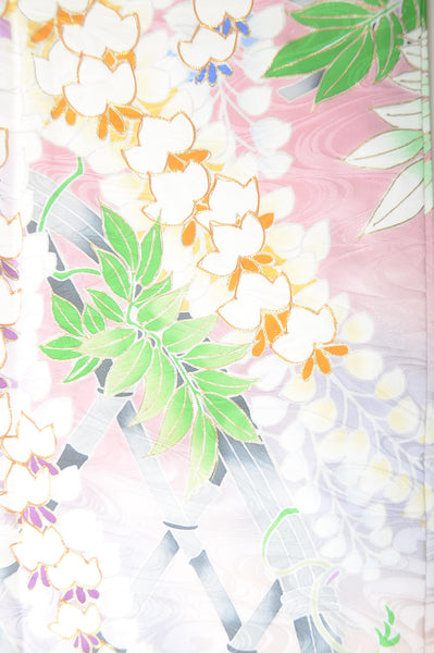 Long-sleeved kimono 6 items set / Furisode / FK#1-562