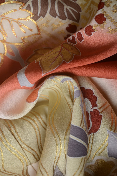 Long-sleeved kimono 6 items set / Furisode / FK#1-831