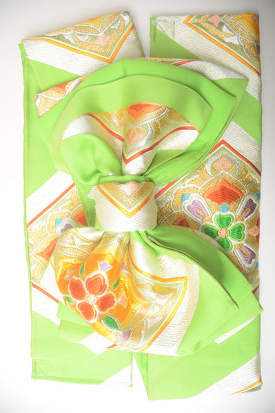 Long-sleeved kimono 6 items set / Furisode / FK#1-563