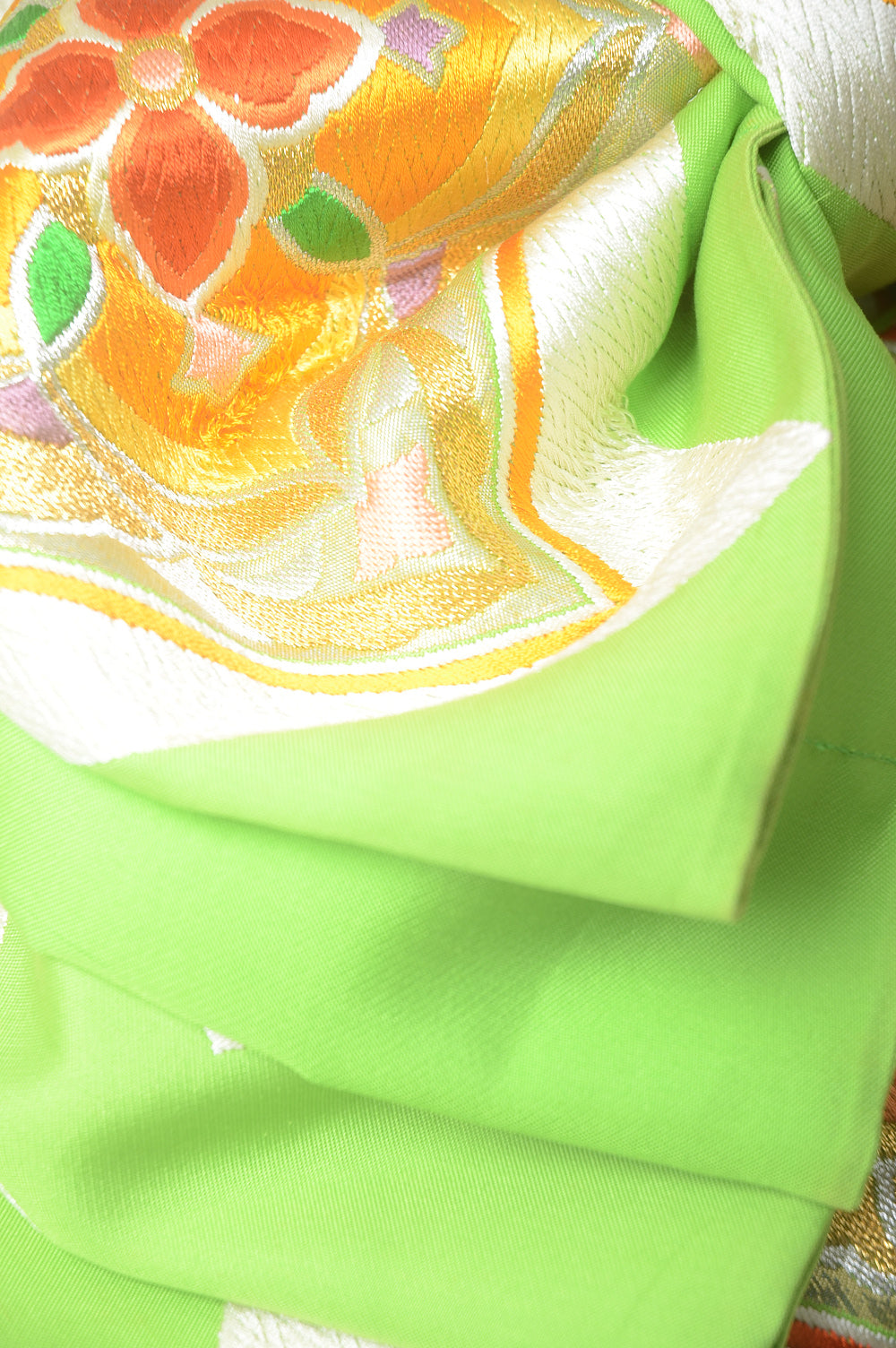 Long-sleeved kimono 6 items set / Furisode / FK#1-563