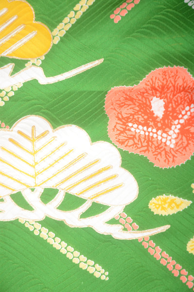 Long-sleeved kimono 6 items set / Furisode / FK#1-564