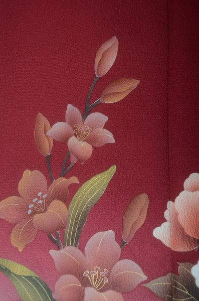 Long-sleeved kimono 6 items set / Furisode / FK#1-833