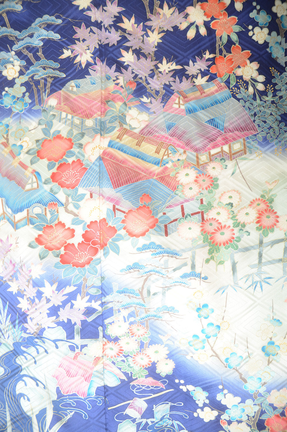 Long-sleeved kimono 6 items set / Furisode / FK#1-565