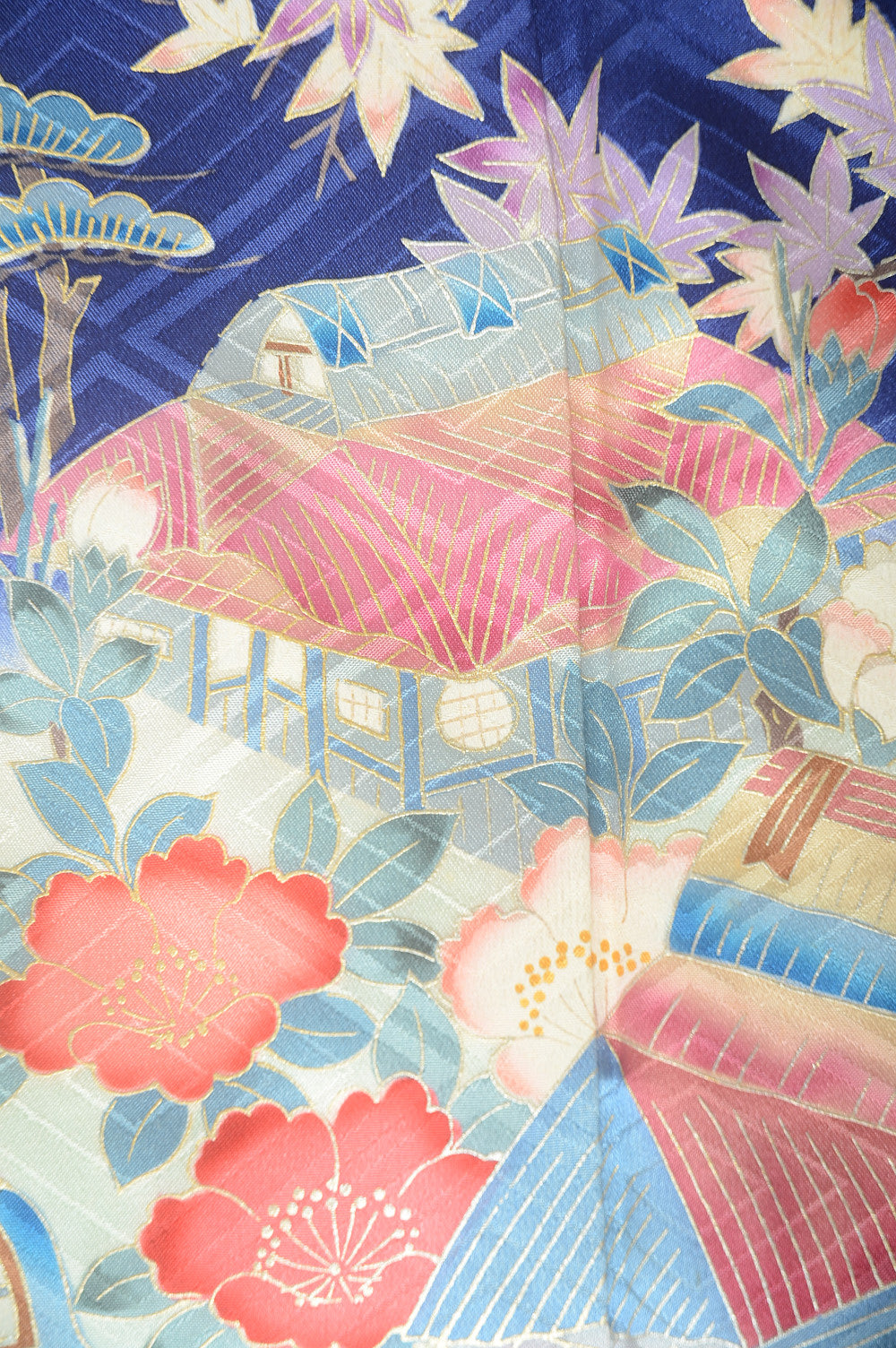 Long-sleeved kimono 6 items set / Furisode / FK#1-565