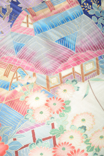 Long-sleeved kimono 6 items set / Furisode / FK#1-565