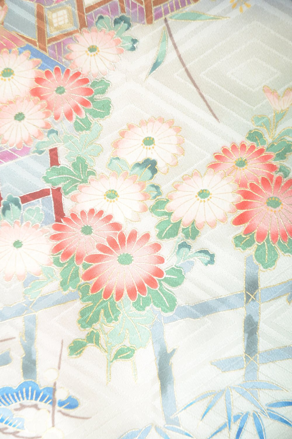 Long-sleeved kimono 6 items set / Furisode / FK#1-565