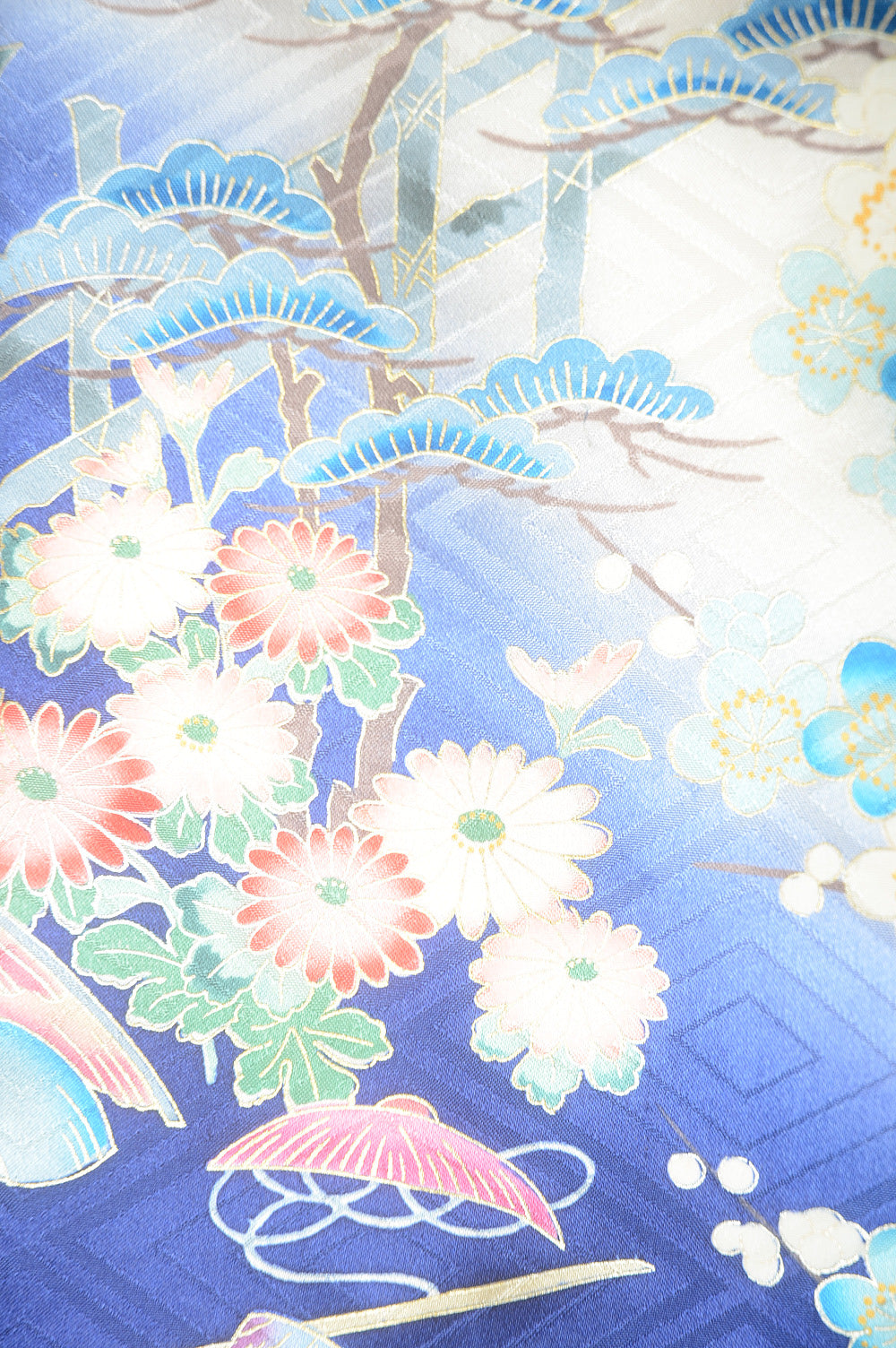 Long-sleeved kimono 6 items set / Furisode / FK#1-565