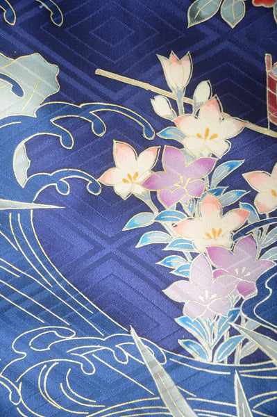 Long-sleeved kimono 6 items set / Furisode / FK#1-565