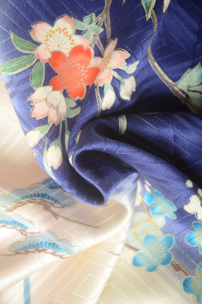 Long-sleeved kimono 6 items set / Furisode / FK#1-565