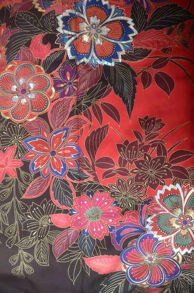 Long-sleeved kimono 6 items set / Furisode / FK#1-835