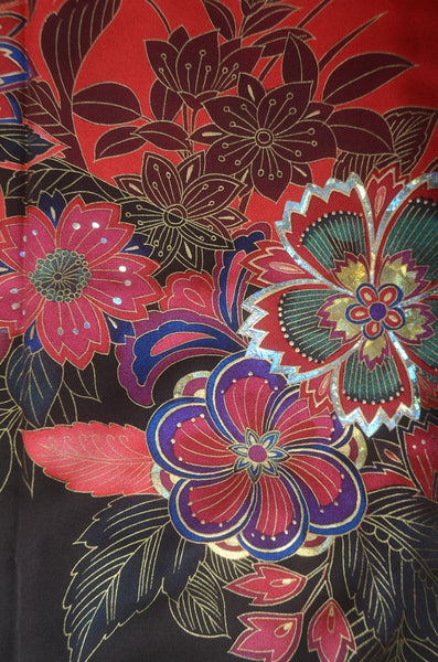Long-sleeved kimono 6 items set / Furisode / FK#1-835