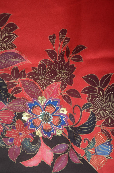 Long-sleeved kimono 6 items set / Furisode / FK#1-835