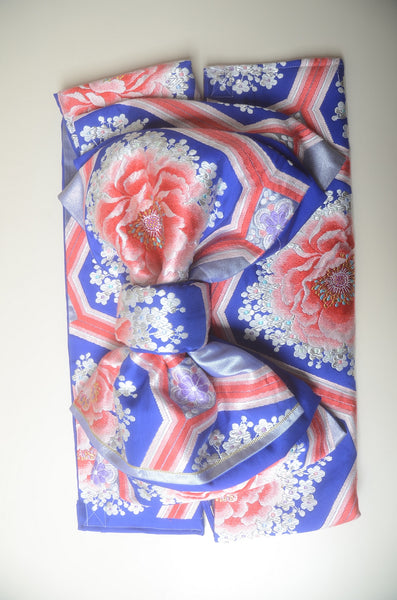 Long-sleeved kimono 6 items set / Furisode / FK#1-835