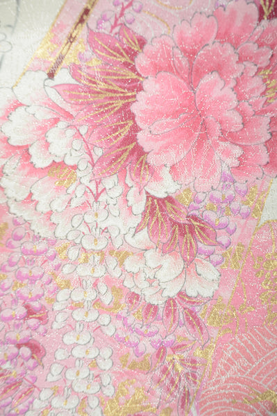 Long-sleeved kimono 6 items set / Furisode / FK#1-567