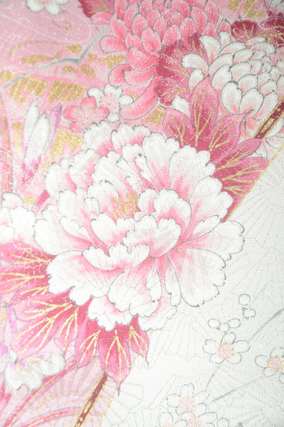 Long-sleeved kimono 6 items set / Furisode / FK#1-567
