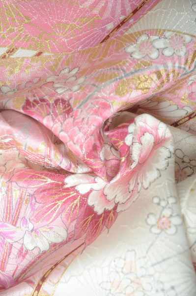 Long-sleeved kimono 6 items set / Furisode / FK#1-567