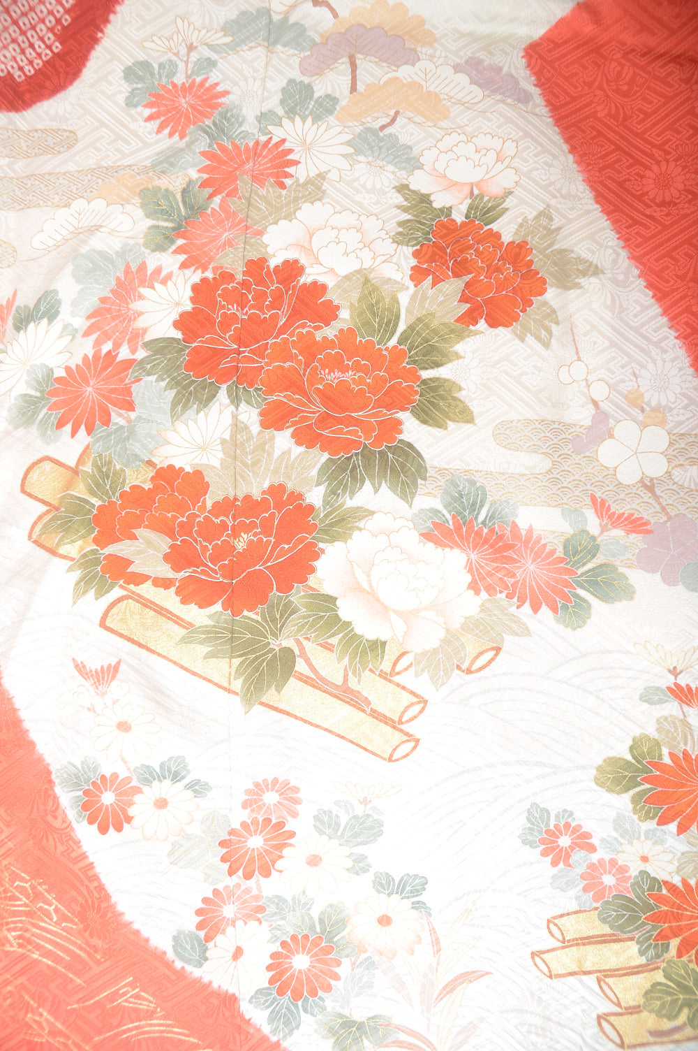 Long-sleeved kimono 6 items set / Furisode / FK#1-568