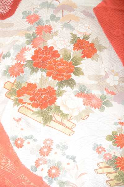 Long-sleeved kimono 6 items set / Furisode / FK#1-568