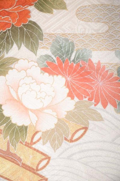Long-sleeved kimono 6 items set / Furisode / FK#1-568