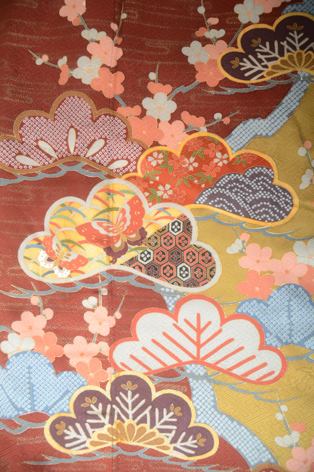 Long-sleeved kimono 6 items set / Furisode / FK#1-569