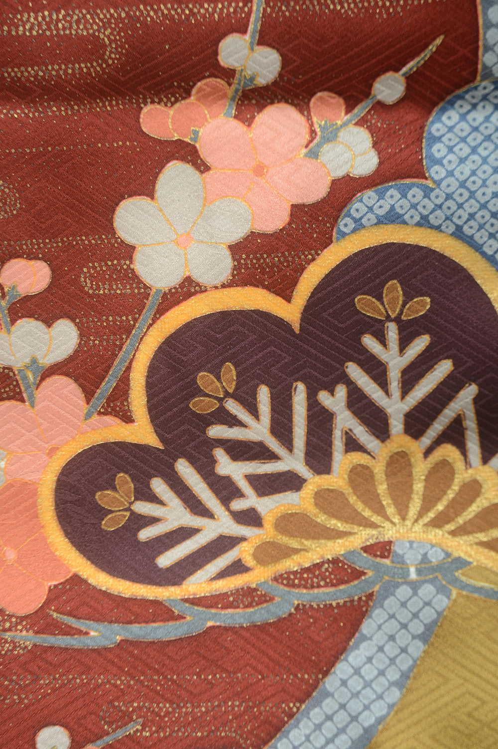 Long-sleeved kimono 6 items set / Furisode / FK#1-569