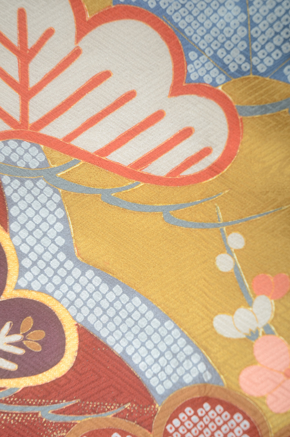Long-sleeved kimono 6 items set / Furisode / FK#1-569