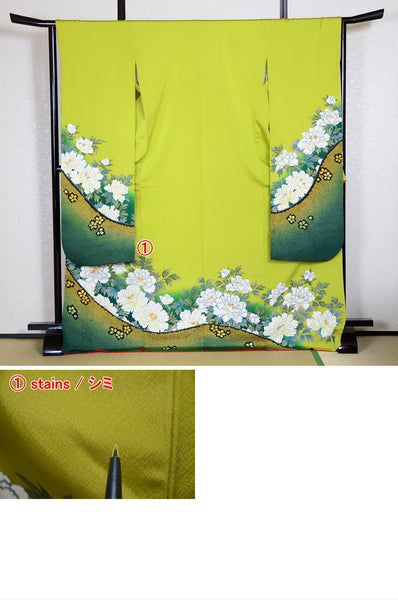 Long-sleeved kimono 6 items set / Furisode / FK#1042