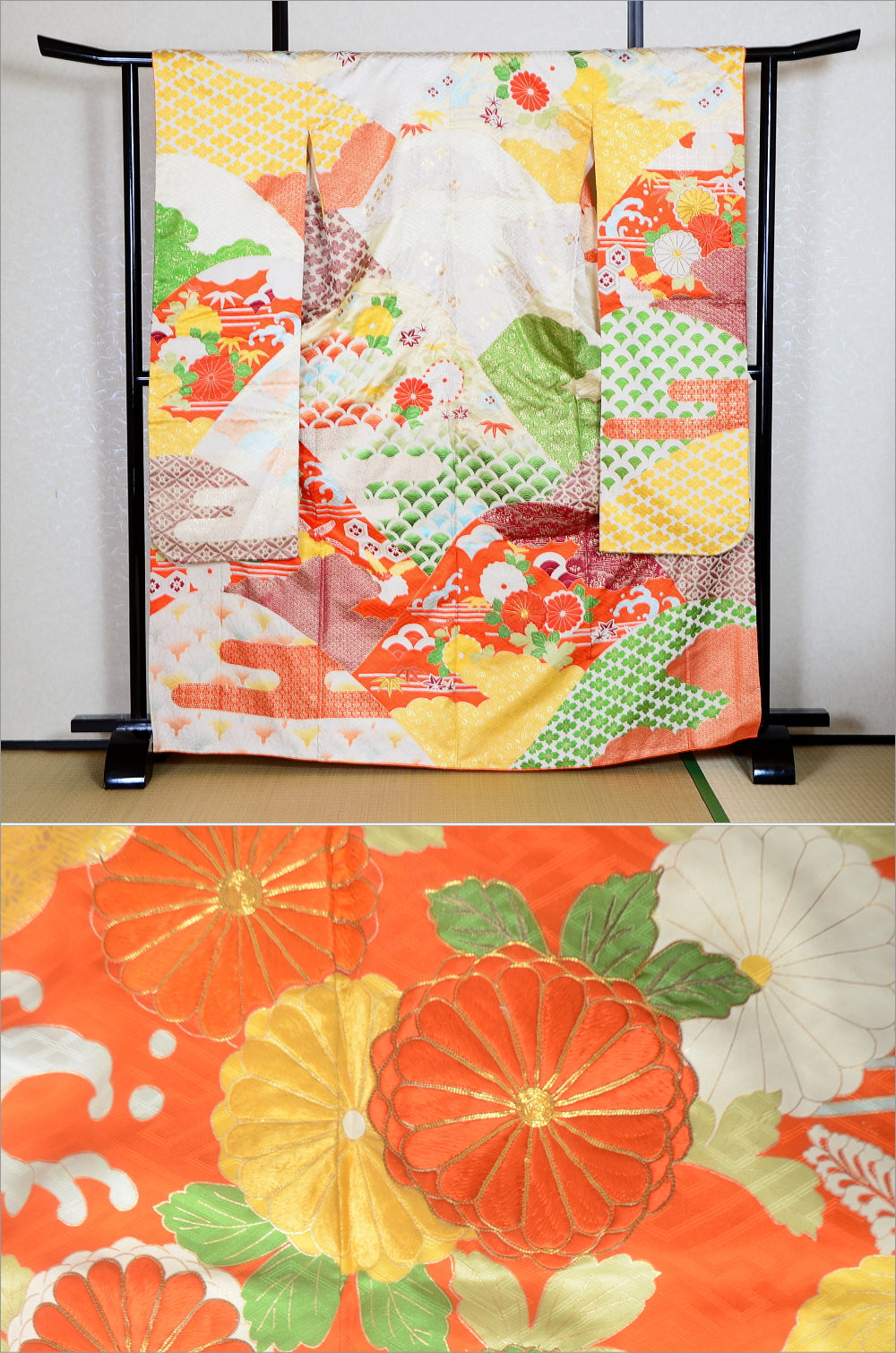 Long-sleeved kimono / Furisode / FK#1-629