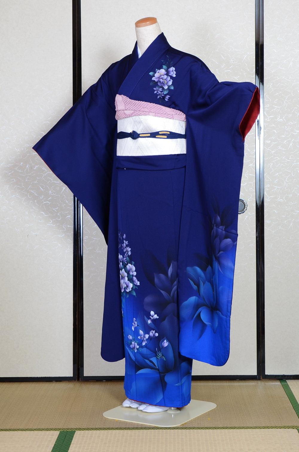 Long-sleeved kimono 6 items set / Furisode / FK#1-832