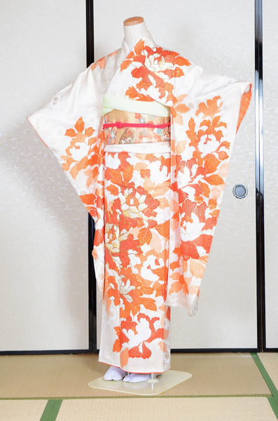 Long-sleeved kimono 6 items set / Furisode / FK#1-695