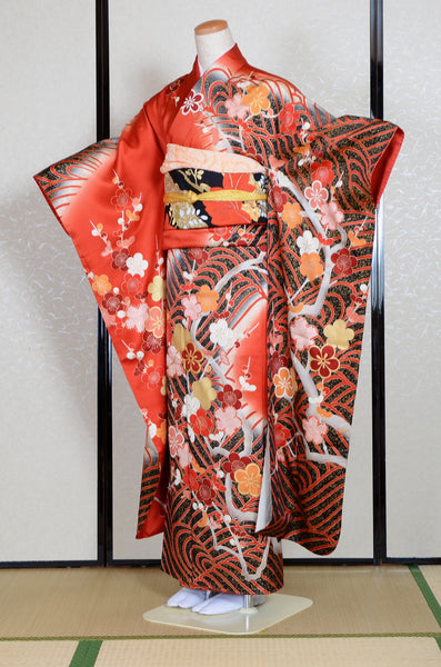 Long-sleeved kimono 6 items set / Furisode / FK#1-769