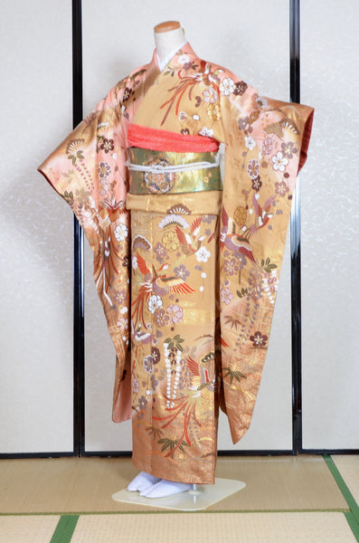 Long-sleeved kimono 6 items set / Furisode / FK#1-783